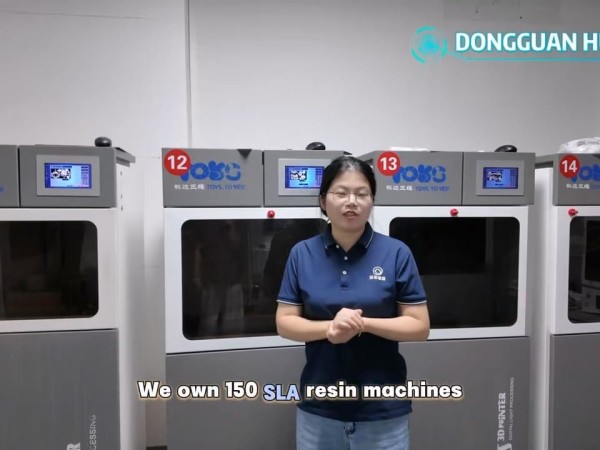 150 industrial SLA resin printers, 12 industrial nylon printers, and 32 industrial metal printers