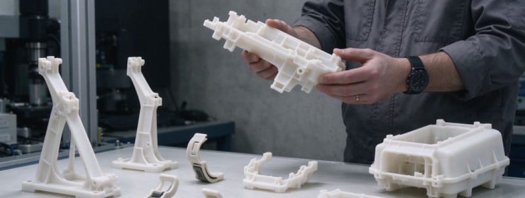 SLS 3D Printing Service Builds Tough Nylon Parts Without Supports