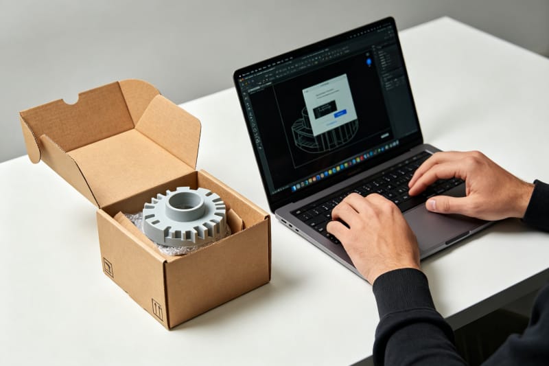 3D Printing to Order for B2B Custom Parts