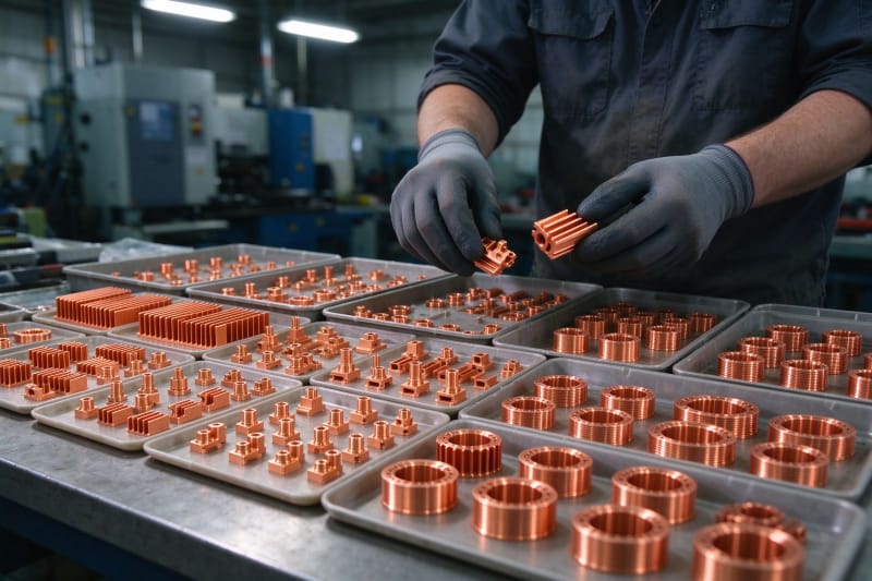 Copper 3D Printing Service for Custom Metal Parts