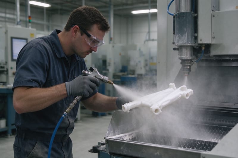 SLS 3D Printing Service Builds Tough Nylon Parts Without Supports